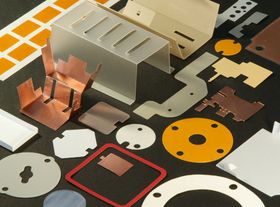 Stampings, formed parts, labels